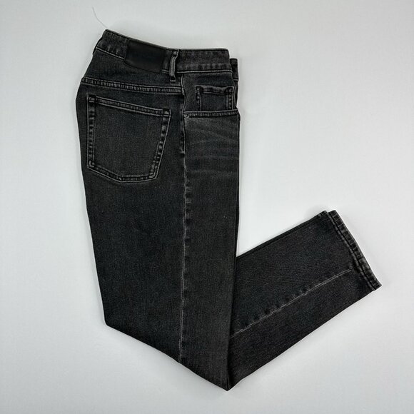 Everlane Women's Black The Curvy Cheeky Minimalist Jean W26/L26 Crop‎ - Picture 3 of 13